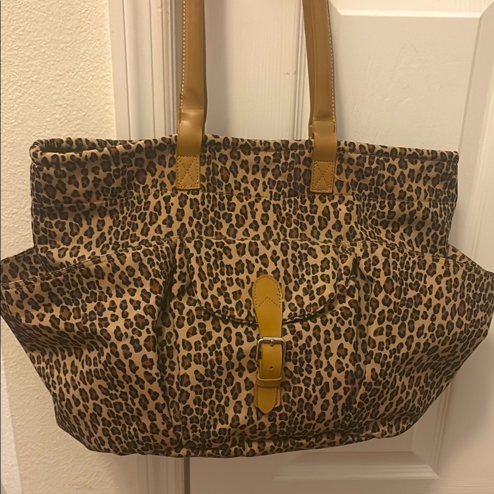 Leopard Print Tote Bag
